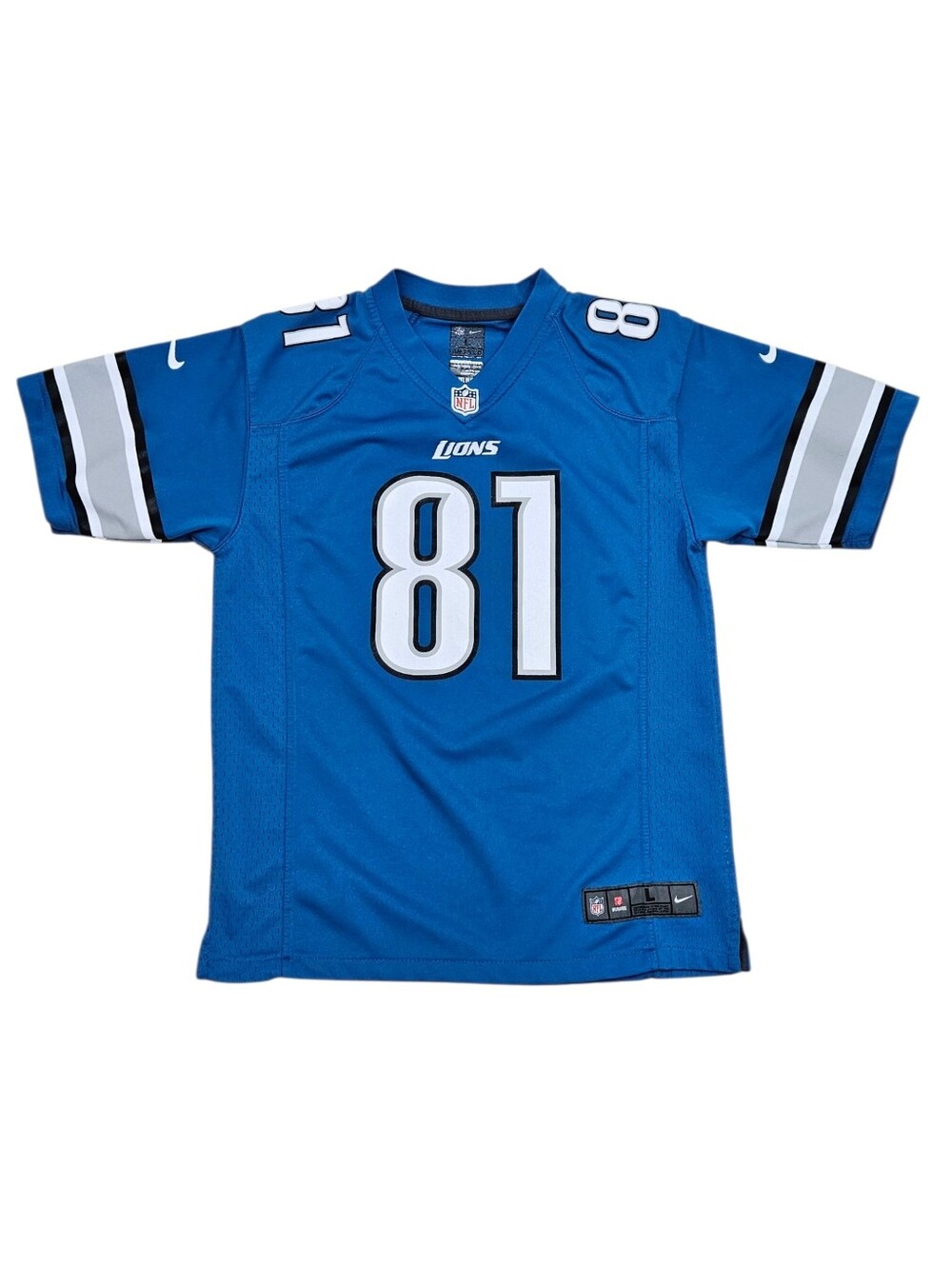 Nike Detroit Lions Calvin Johnson #81 Youth Large NFL Jersey